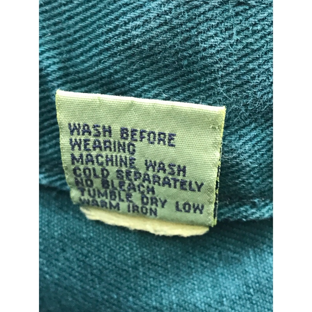 Vintage 90s High Rise Tapered Mom Jeans Womens 7/8 Green Nuovo County Seat 25x30 - Picture 10 of 12